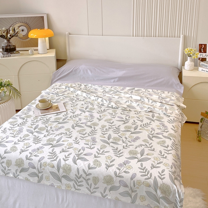 91家纺网 家纺一手货源 找家纺 金鑫汇 2023新款全棉亲肤印花隔脏睡袋 诗情画意