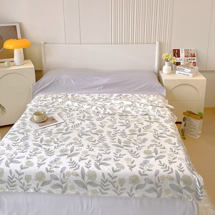 91家纺网 家纺一手货源 找家纺 金鑫汇 2023新款全棉亲肤印花隔脏睡袋 诗情画意