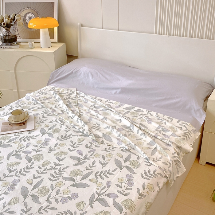 91家纺网 家纺一手货源 找家纺 金鑫汇 2023新款全棉亲肤印花隔脏睡袋 诗情画意