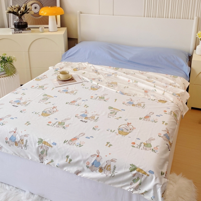 91家纺网 家纺一手货源 找家纺 金鑫汇 2023新款全棉亲肤印花隔脏睡袋 收获满满