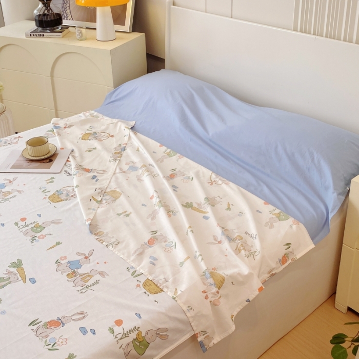 91家纺网 家纺一手货源 找家纺 金鑫汇 2023新款全棉亲肤印花隔脏睡袋 收获满满