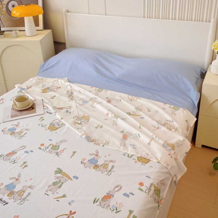 91家纺网 家纺一手货源 找家纺 金鑫汇 2023新款全棉亲肤印花隔脏睡袋 收获满满