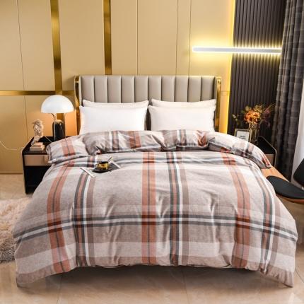 91家纺网 家纺一手货源 找家纺 （总）名优 2023新款全棉生态加厚磨毛四件套单品系列-被套款