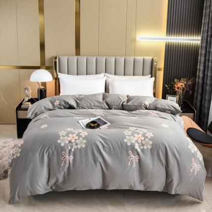 91家纺网 家纺一手货源 找家纺 （总）名优 2023新款全棉生态加厚磨毛四件套单品系列-被套款