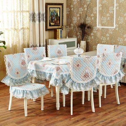 91家纺网 家纺一手货源 找家纺 共鸣沙发垫 2023新款特价印花餐椅垫 若梦-蓝