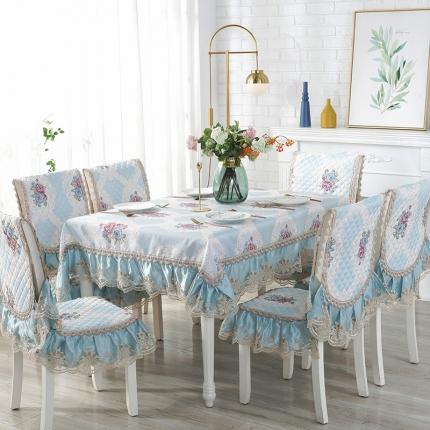 91家纺网 家纺一手货源 找家纺 共鸣沙发垫 2023新款特价印花餐椅垫 星迹浅绿