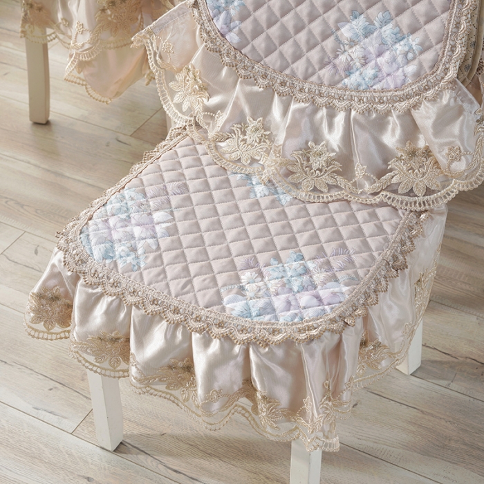 91家纺网 家纺一手货源 找家纺 共鸣沙发垫 2023新款特价印花餐椅垫 芳菲咖