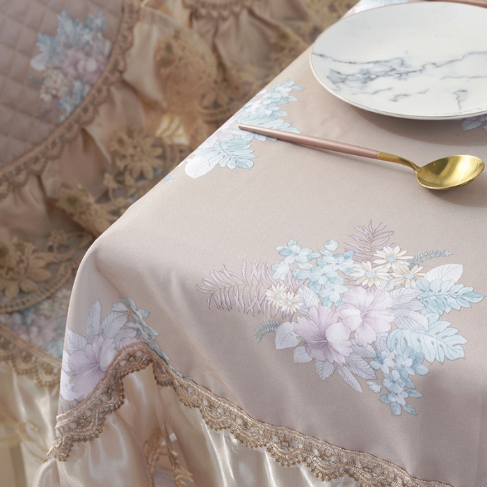 91家纺网 家纺一手货源 找家纺 共鸣沙发垫 2023新款特价印花餐椅垫 芳菲咖