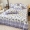 91家纺网 家纺一手货源 找家纺 漫布云2023秋冬夹棉床盖韩版公主风花边床罩加厚高档绗绣单床盖四件套
