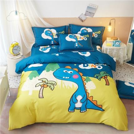 91家纺网 家纺一手货源 找家纺 （总）沐白家居 2023全棉大版生态磨毛四件套