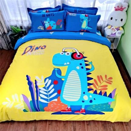 91家纺网 家纺一手货源 找家纺 （总）沐白家居 2023全棉大版生态磨毛四件套