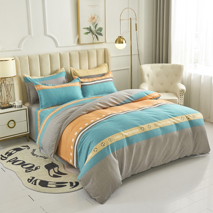 91家纺网 家纺一手货源 找家纺 （总）鑫缘2025直播爆款印花植物羊绒加厚磨毛四件套1.2米学生三件套