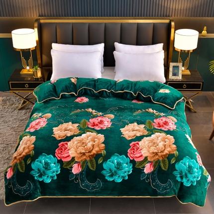 91家纺网 家纺一手货源 找家纺 雨洋2025新款加厚保暖牛奶绒金貂婴儿绒单被套 三生三世