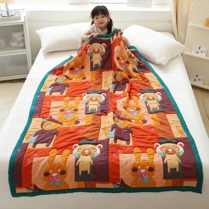 91家纺网 家纺一手货源 找家纺 （总）麻依 2023新款十层全棉纱布儿童母婴被毛巾被面包被