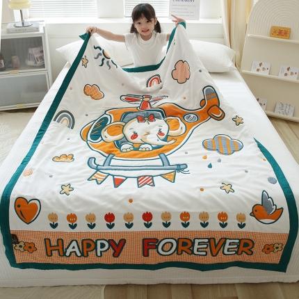 91家纺网 家纺一手货源 找家纺 （总）麻依 2023新款十层全棉纱布儿童母婴被毛巾被面包被