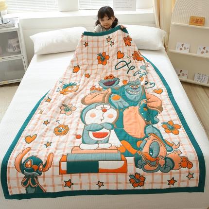 91家纺网 家纺一手货源 找家纺 （总）麻依 2023新款十层全棉纱布儿童母婴被毛巾被面包被