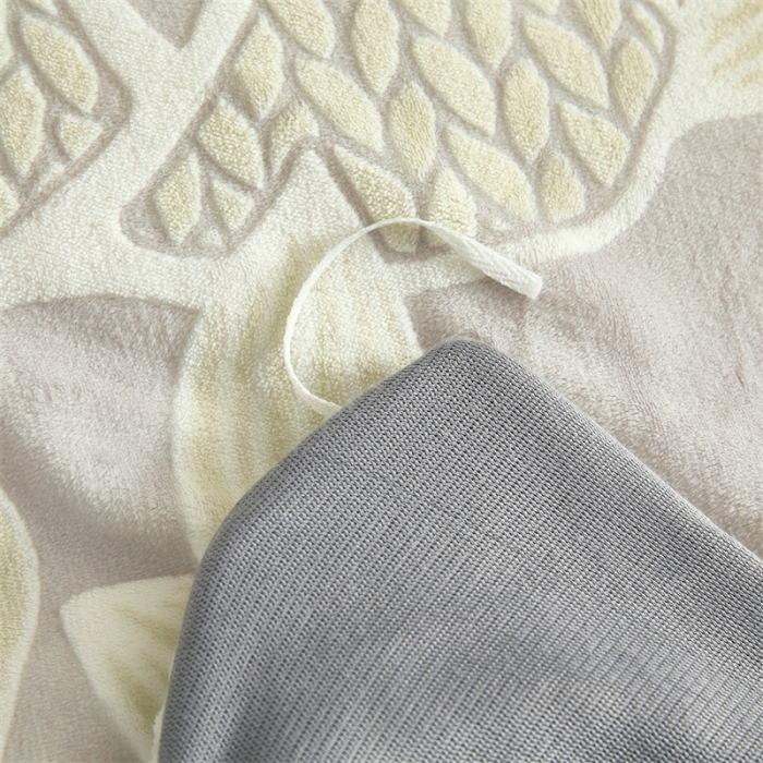 91家纺网 家纺一手货源 找家纺 凤杰 2025新款高克重7斤加厚印花牛奶绒金貂法莱绒四件套 青衫