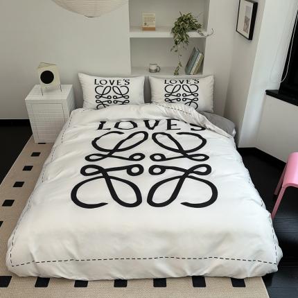 91家纺网 家纺一手货源 找家纺 （总）摩卡 2024新款亲肤四季棉四季款现代简约系列四件套