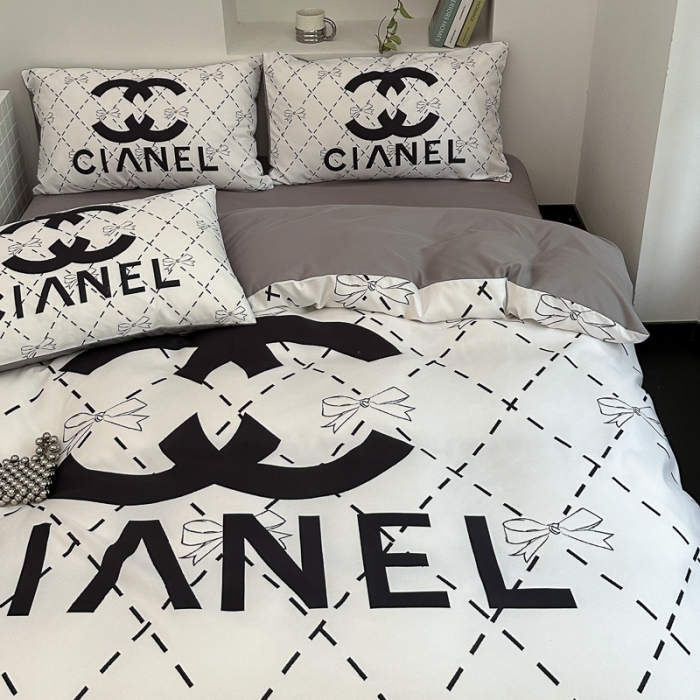 91家纺网 家纺一手货源 找家纺 摩卡 2024新款亲肤四季棉四季款现代简约系列四件套 可可小姐