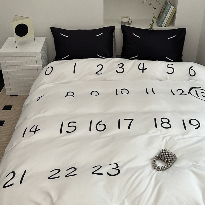 91家纺网 家纺一手货源 找家纺 摩卡 2024新款亲肤四季棉四季款现代简约系列四件套 马吉拉