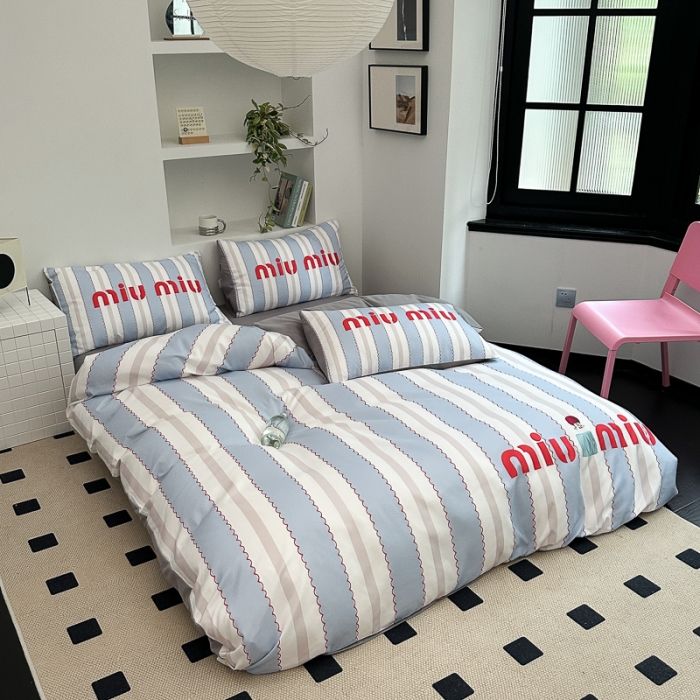 91家纺网 家纺一手货源 找家纺 摩卡 2024新款亲肤四季棉四季款现代简约系列四件套 缪缪