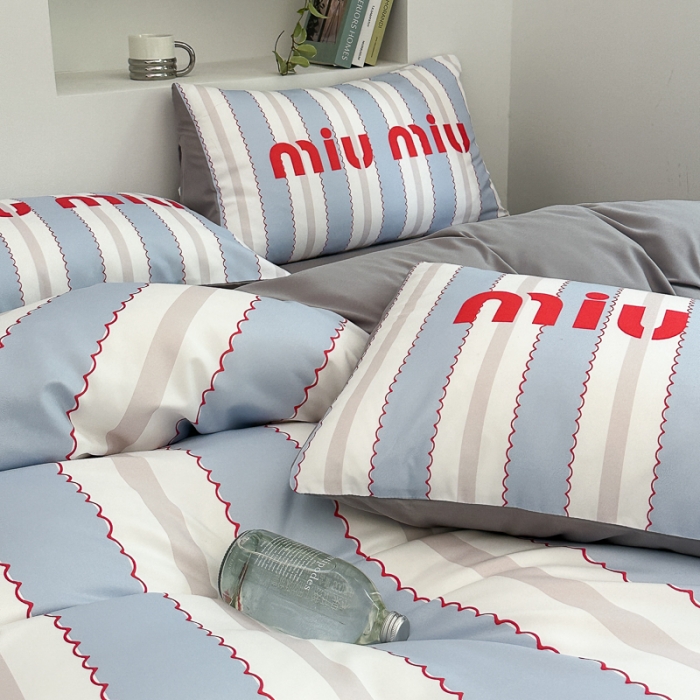 91家纺网 家纺一手货源 找家纺 摩卡 2024新款亲肤四季棉四季款现代简约系列四件套 缪缪