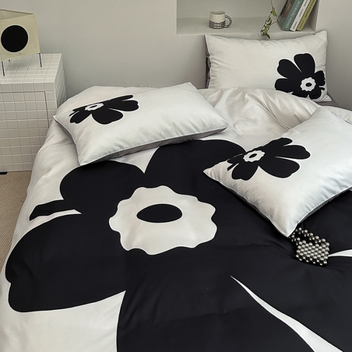 91家纺网 家纺一手货源 找家纺 摩卡 2024新款亲肤四季棉四季款现代简约系列四件套 瑞丽