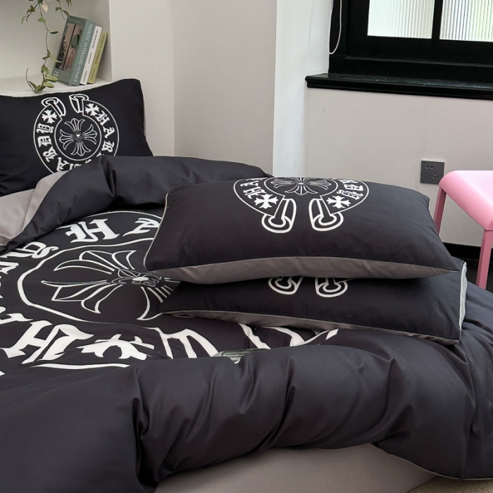 91家纺网 家纺一手货源 找家纺 摩卡 2024新款亲肤四季棉四季款现代简约系列四件套 心罗