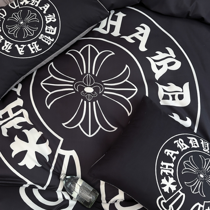 91家纺网 家纺一手货源 找家纺 摩卡 2024新款亲肤四季棉四季款现代简约系列四件套 心罗