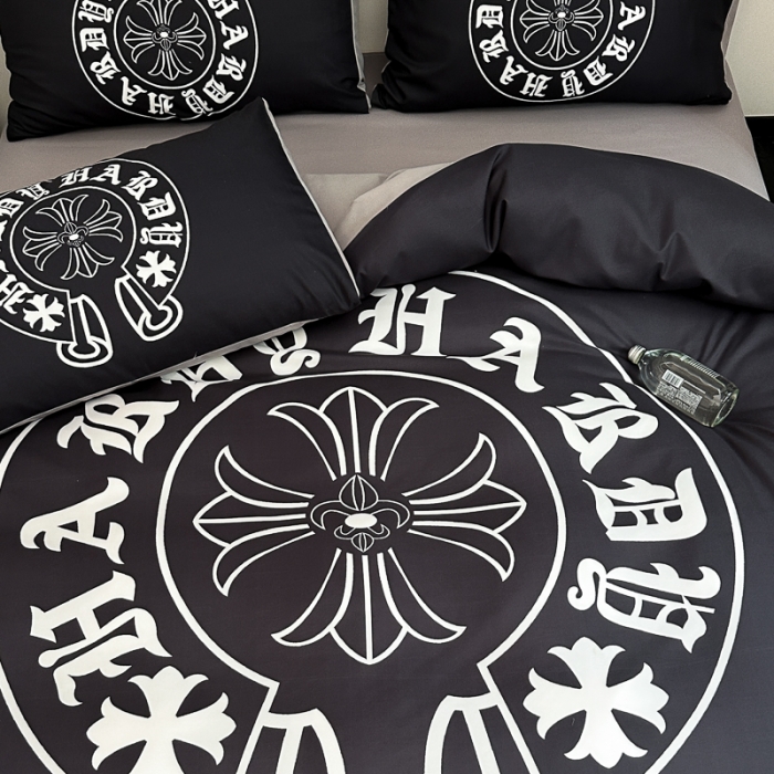 91家纺网 家纺一手货源 找家纺 摩卡 2024新款亲肤四季棉四季款现代简约系列四件套 心罗