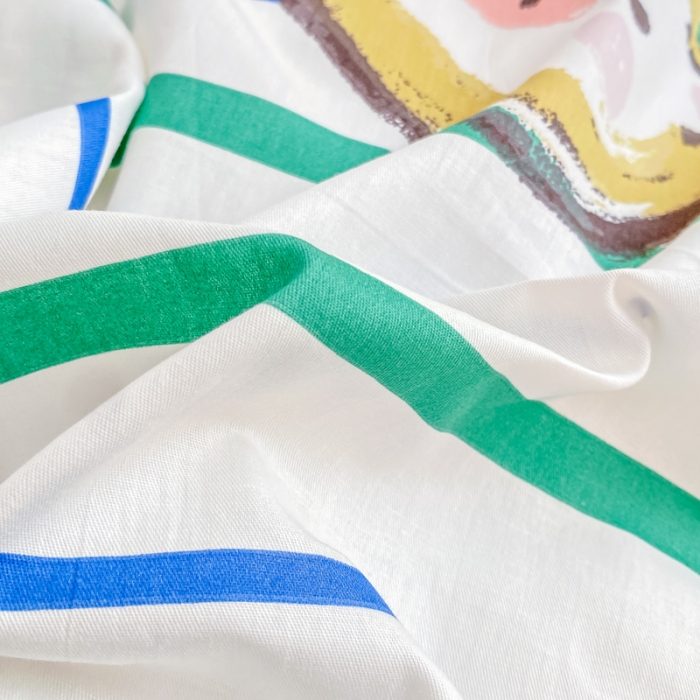 91家纺网 家纺一手货源 找家纺 黑马家居 2025新款全棉喷气13070印花四件套 元气小熊