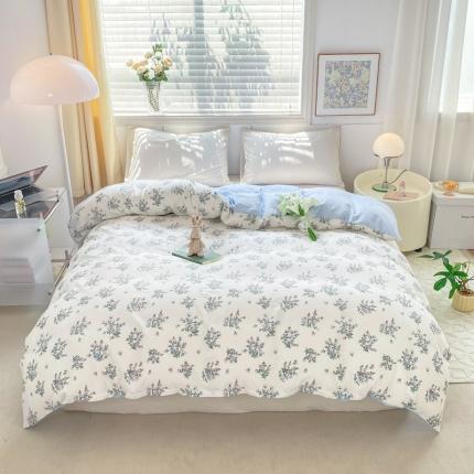 91家纺网 家纺一手货源 找家纺 黑马家居 2025新款全棉喷气13070印花单被套 秋色宜人