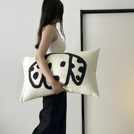 91家纺网 家纺一手货源 找家纺 （总）桃喜 2024新款40支13372全棉印花大版单枕套