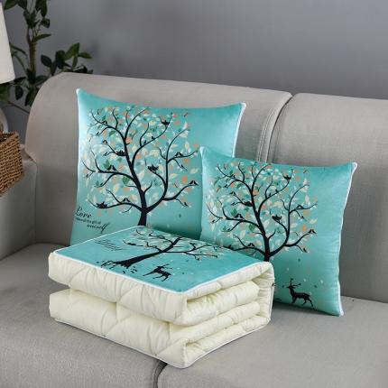 91家纺网 家纺一手货源 找家纺 (总) 伊可爱抱枕被 2023新款水晶超柔磨毛四季多针抱枕被