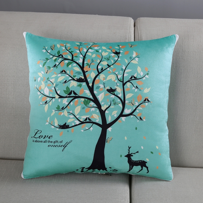 91家纺网 家纺一手货源 找家纺 伊可爱抱枕被 2023新款水晶超柔磨毛四季多针抱枕被 乐园