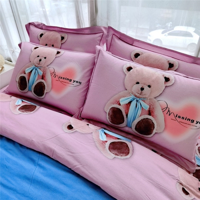 91家纺网 家纺一手货源 找家纺 沐白家居 2023全棉大版生态磨毛四件套 佐恩