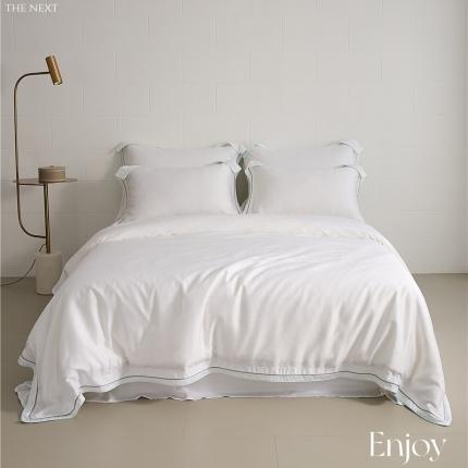 2023秋冬新款长绒棉-云锦系列英文版 云锦-白雪