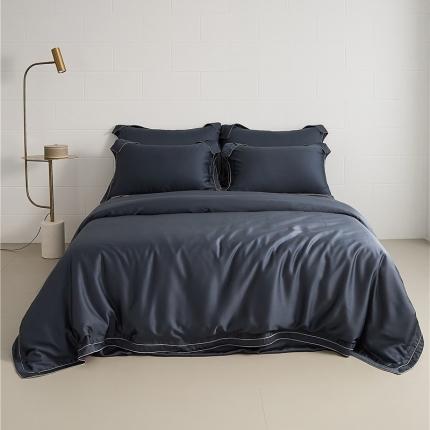 2023秋冬新款长绒棉-云锦系列英文版 云锦-星空蓝