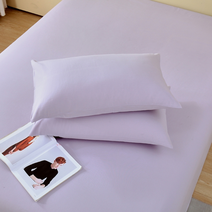 91家纺网 家纺一手货源 找家纺 拼社 全棉加厚磨毛单品-单床单 丁香紫