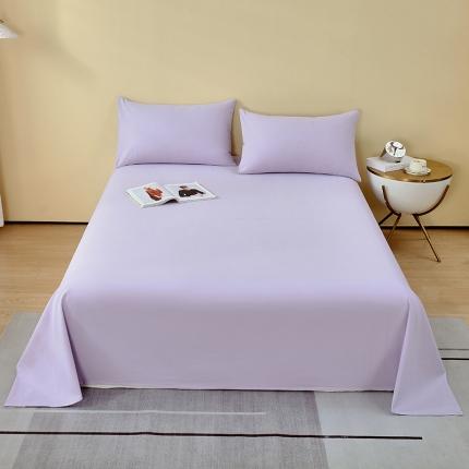 拼社 全棉加厚磨毛单品-单床单 丁香紫