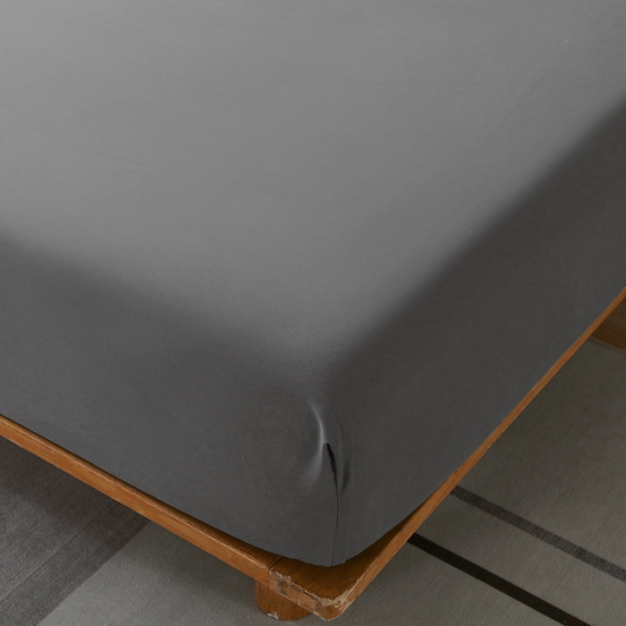 91家纺网 家纺一手货源 找家纺 拼社 全棉加厚磨毛单品-单床笠 魅影灰