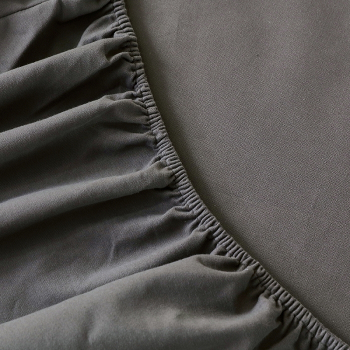 91家纺网 家纺一手货源 找家纺 拼社 全棉加厚磨毛单品-单床笠 魅影灰