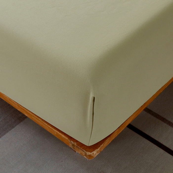 91家纺网 家纺一手货源 找家纺 拼社 全棉加厚磨毛单品-单床笠 牛油果绿