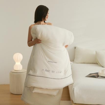 91家纺网 家纺一手货源 找家纺 （总）元元被芯2023新款秋冬臻品提花大豆被冬被被子被芯