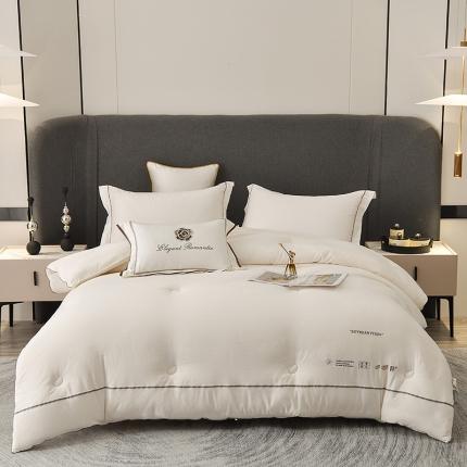 91家纺网 家纺一手货源 找家纺 （总）元元被芯2023新款秋冬臻品提花大豆被冬被被子被芯