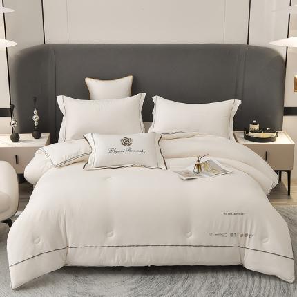 91家纺网 家纺一手货源 找家纺 （总）元元被芯2023新款秋冬臻品提花大豆被冬被被子被芯