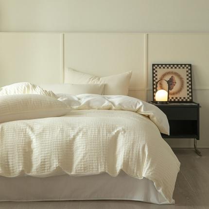 91家纺网 家纺一手货源 找家纺 （总）雅居纺2023新款全棉泡泡纱四件套