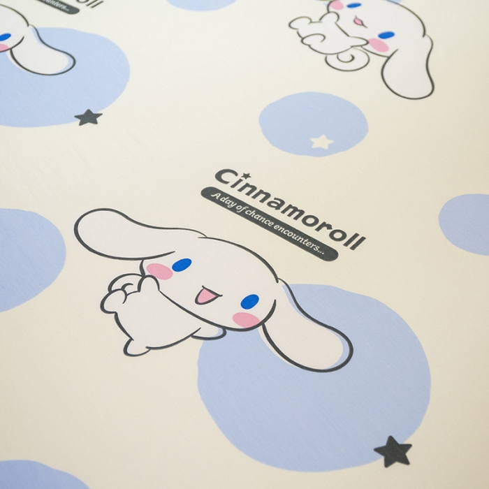 91家纺网 家纺一手货源 找家纺 博雅 2023新款三丽鸥卡通全棉系列-单品床笠（第二批） 波点玉桂狗