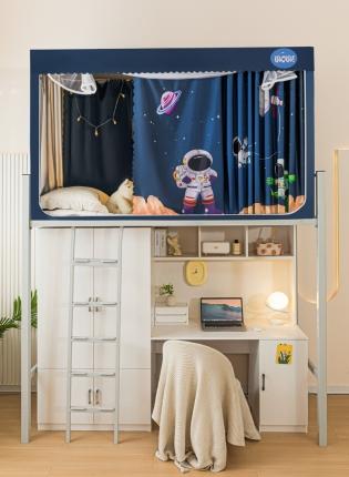 91家纺网 家纺一手货源 找家纺 （总）爱妮灵蚊帐 2023新款涂银层强遮光可伸缩宿舍遮光学生蚊帐