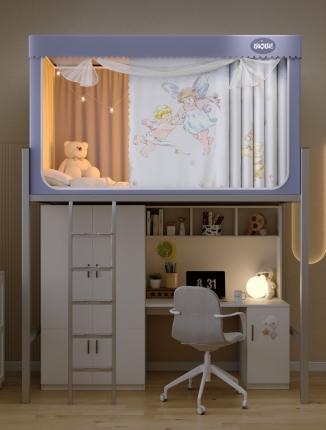 91家纺网 家纺一手货源 找家纺 （总）爱妮灵蚊帐 2023新款涂银层强遮光可伸缩宿舍遮光学生蚊帐